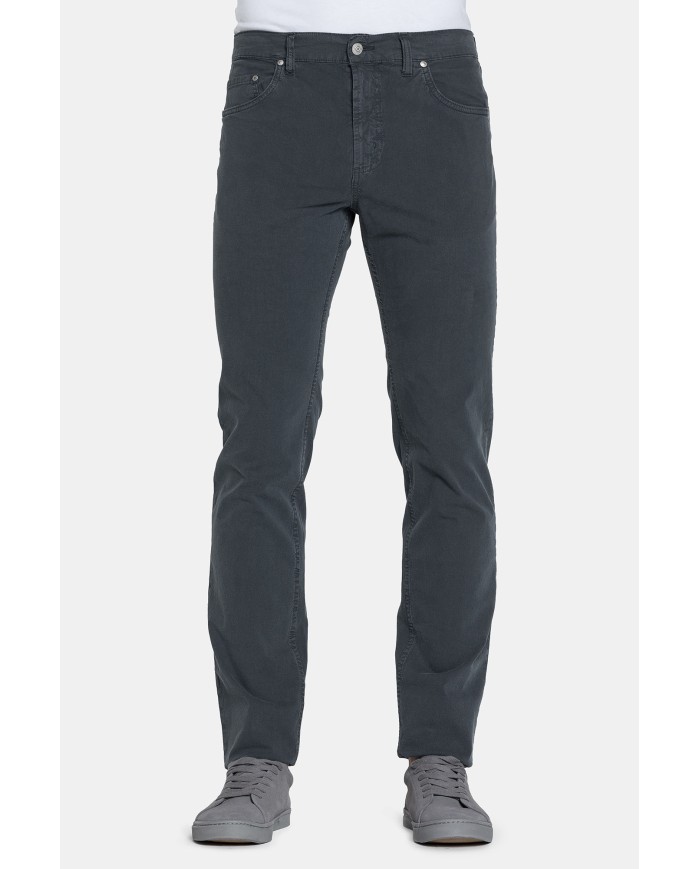 PANTALONE 5 TASCHE IN TELA LEGGERA ELASTICIZZATA