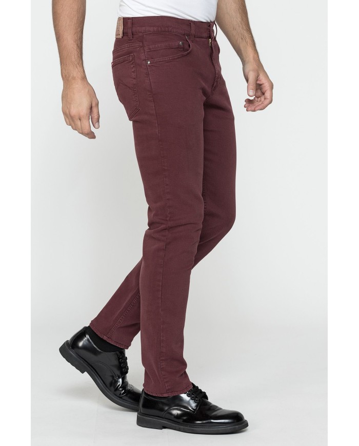JEANS UOMO COLORATO MOD. 700  IN BULL DENIM ELASTICIZZATO