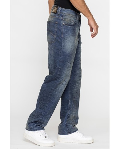 JEANS UOMO MOD. 702 STRAIGHT FIT IN DENIM STRETCH DA 12,5 oz.