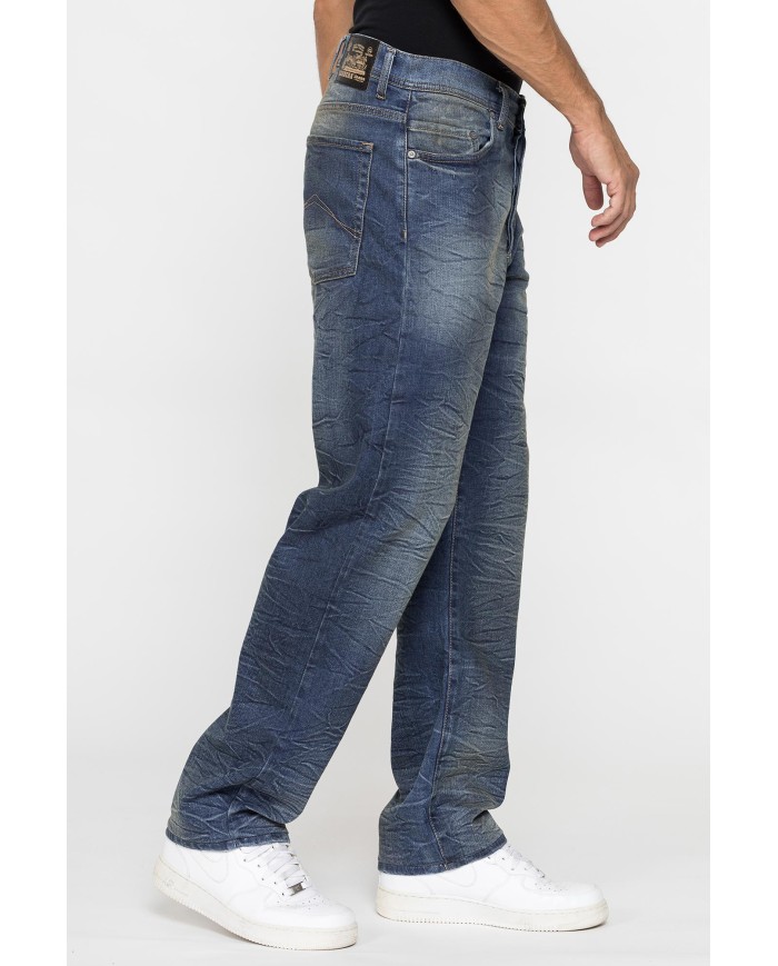 JEANS UOMO MOD. 702 STRAIGHT FIT IN DENIM STRETCH DA 12,5 oz.