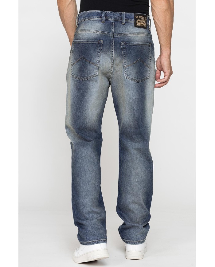 JEANS UOMO MOD. 702 STRAIGHT FIT IN DENIM STRETCH DA 12,5 oz.