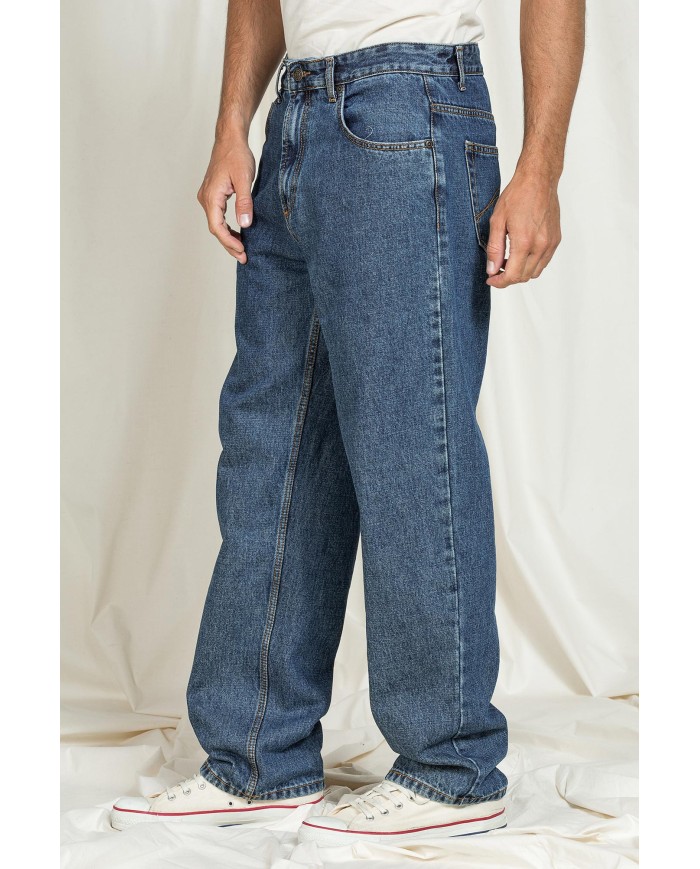 STRAIGHT FIT JEANS IN OLD STYLE DENIM REPLICA MODEL