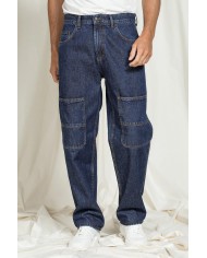 JEANS MODELLO REPLICA IN DENIM OLD STYLE CON TASCONI