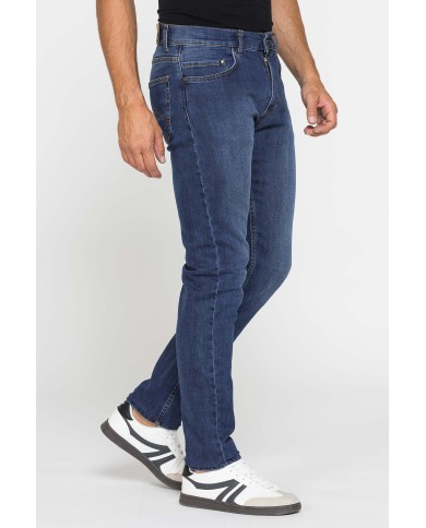 JEANS 5 TASCHE MOD. 707 IN DENIM ELASTICIZZATO 12,5 oz.