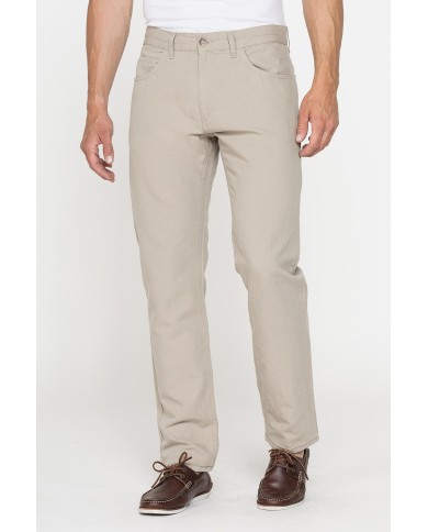 PANTALONE 5 TASCHE MOD. 707 IN TESSUTO MISTO LINO