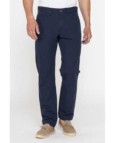 PANTALONE 5 TASCHE MOD. 707 IN TESSUTO MISTO LINO