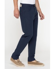 PANTALONE 5 TASCHE MOD. 707 IN TESSUTO MISTO LINO