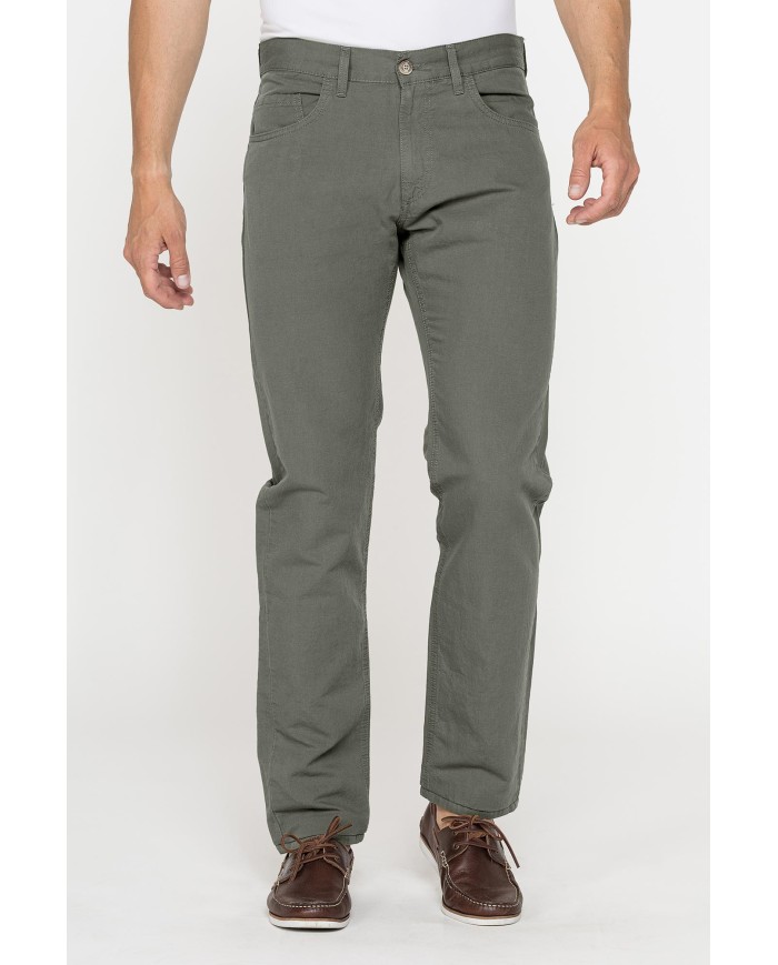 PANTALONE 5 TASCHE MOD. 707 IN TESSUTO MISTO LINO