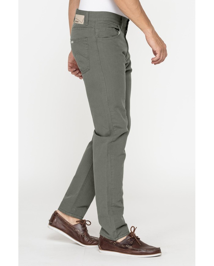 PANTALONE 5 TASCHE MOD. 707 IN TESSUTO MISTO LINO