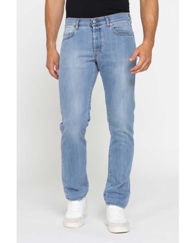 JEANS 5 TASCHE MOD. 710 IN DENIM STRETCH CON BOTTONI