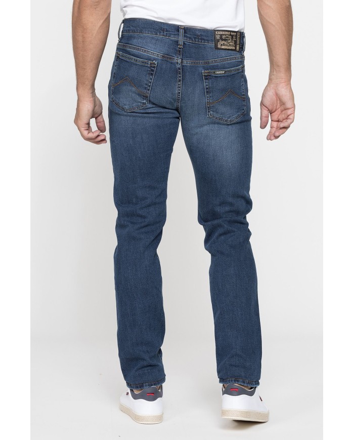 JEANS 5 TASCHE MOD. 710 IN DENIM STRETCH CON BOTTONI