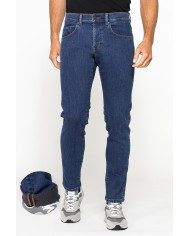 JEANS TERMICO INVERNALE SLIM FIT CON INTERNO IN FELPA