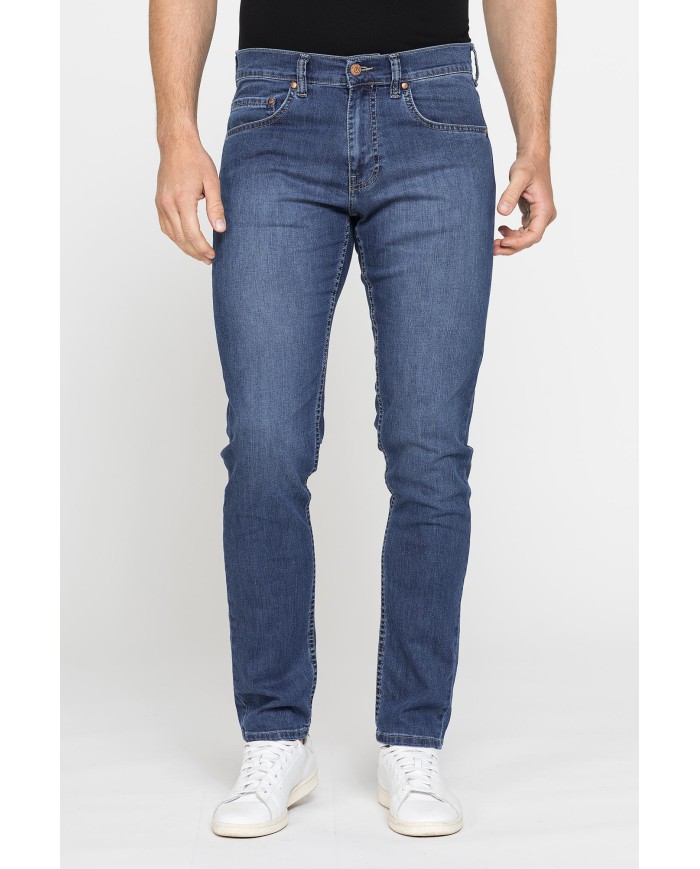 JEANS 5 TASCHE MOD. 717 SLIM FIT IN DENIM STRETCH LEGGERO