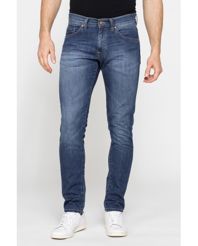 JEANS 5 TASCHE MOD. 717 SLIM FIT IN DENIM STRETCH LEGGERO