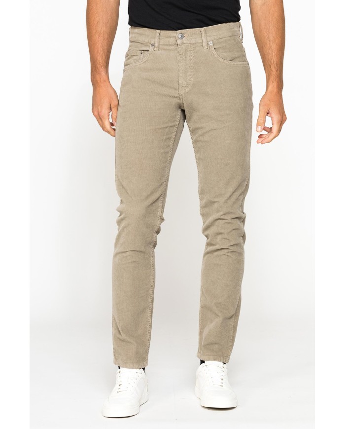 PANTALONE IN VELLUTO 1000r STRETCH MOD. 717 SLIM FIT