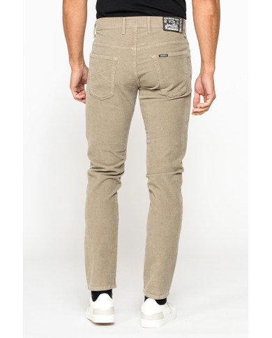 PANTALONE IN VELLUTO 1000r STRETCH MOD. 717 SLIM FIT