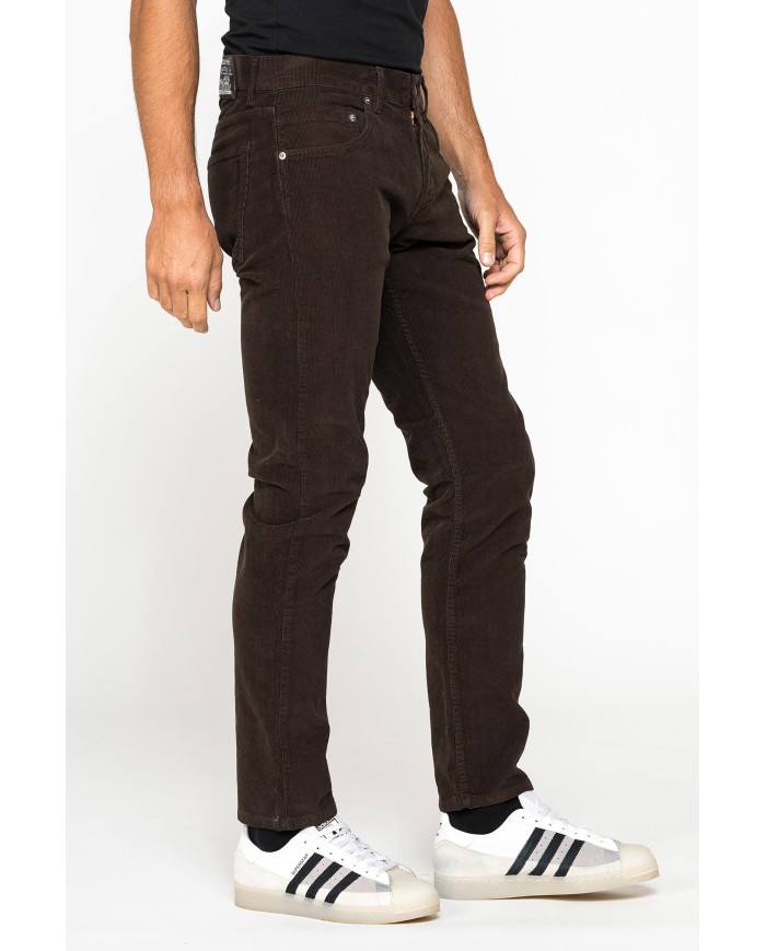 PANTALONE IN VELLUTO 1000r STRETCH MOD. 717 SLIM FIT