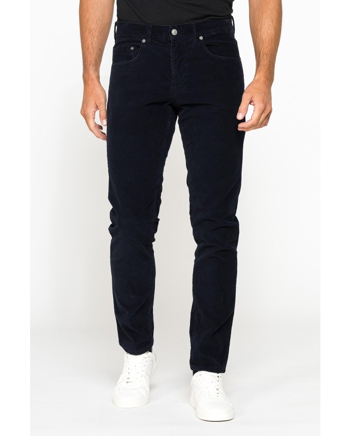 PANTALONE IN VELLUTO 1000r STRETCH MOD. 717 SLIM FIT