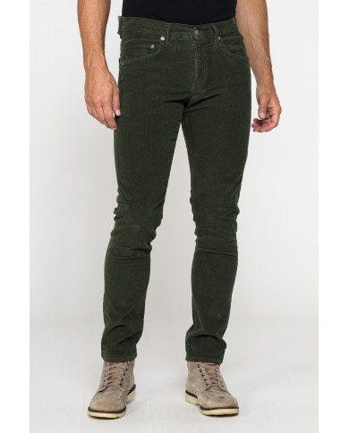 PANTALONE IN VELLUTO 1000r STRETCH MOD. 717 SLIM FIT