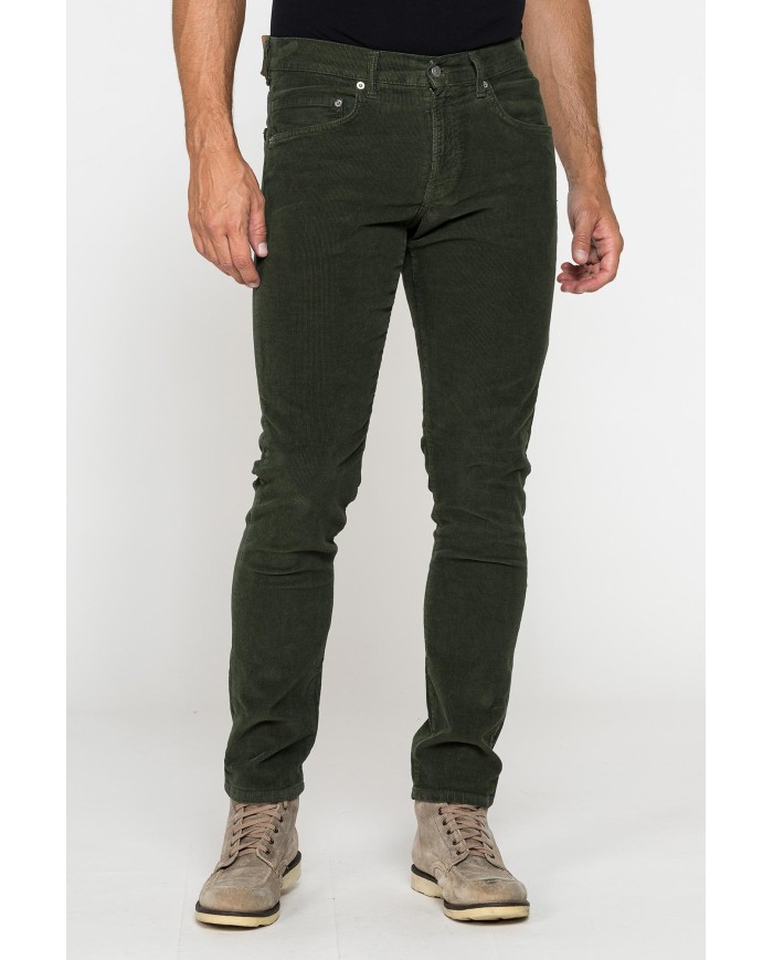 PANTALONE IN VELLUTO 1000r STRETCH MOD. 717 SLIM FIT