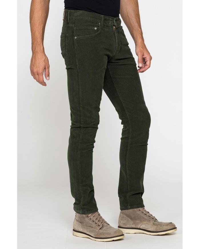 PANTALONE IN VELLUTO 1000r STRETCH MOD. 717 SLIM FIT