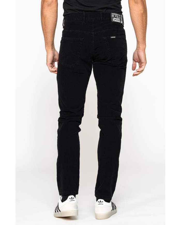 PANTALONE IN VELLUTO 1000r STRETCH MOD. 717 SLIM FIT