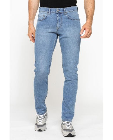 JEANS 5 TASCHE SLIM FIT MOD. 717 IN DENIM STRETCH 12 oz.