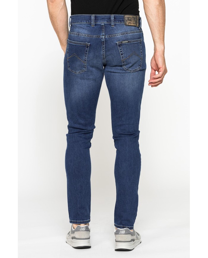 JEANS 5 TASCHE SLIM FIT MOD. 717 IN DENIM STRETCH 12 oz.