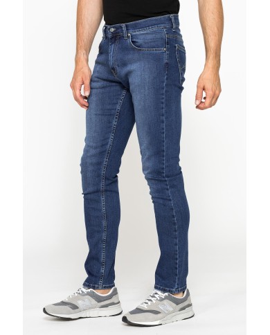 JEANS 5 TASCHE SLIM FIT MOD. 717 IN DENIM STRETCH 12 oz.