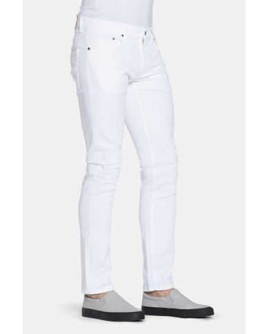 JEANS UOMO COLORATO STRETCH MOD. 717. Vita bassa gamba asciutta