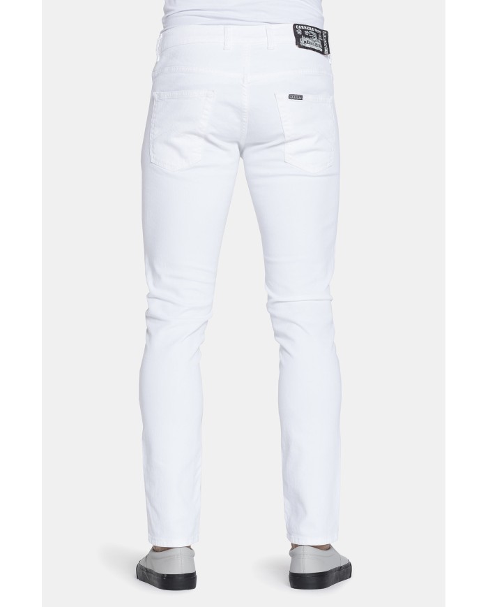 JEANS UOMO COLORATO STRETCH MOD. 717. Vita bassa gamba asciutta