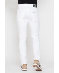 COLOR JEANS IN BULL DENIM SLIM FIT CON TINTURA OLD