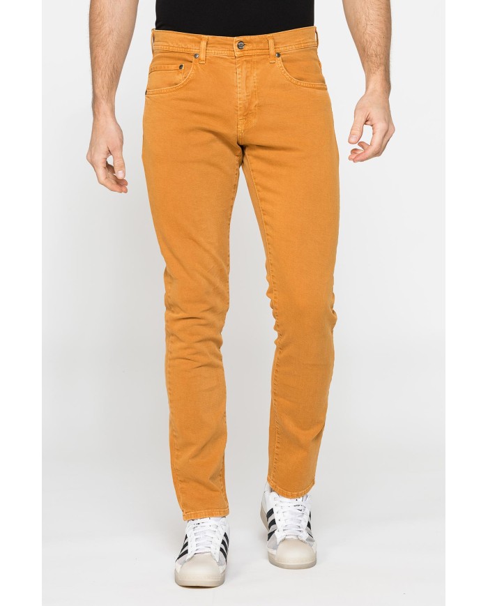 COLOR JEANS IN BULL DENIM SLIM FIT CON TINTURA OLD