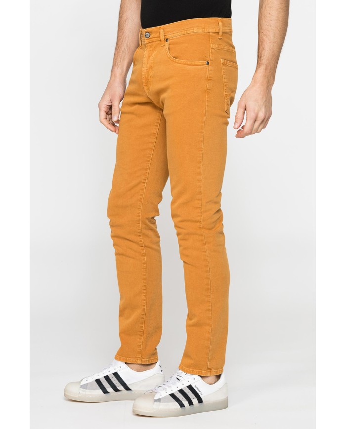 COLOR JEANS IN BULL DENIM SLIM FIT CON TINTURA OLD