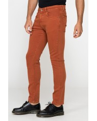 COLOR JEANS IN BULL DENIM SLIM FIT CON TINTURA OLD