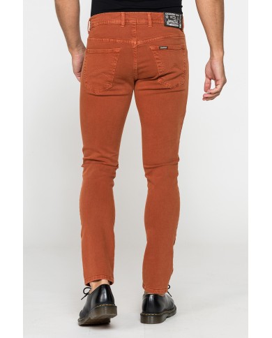 COLOR JEANS IN BULL DENIM SLIM FIT CON TINTURA OLD