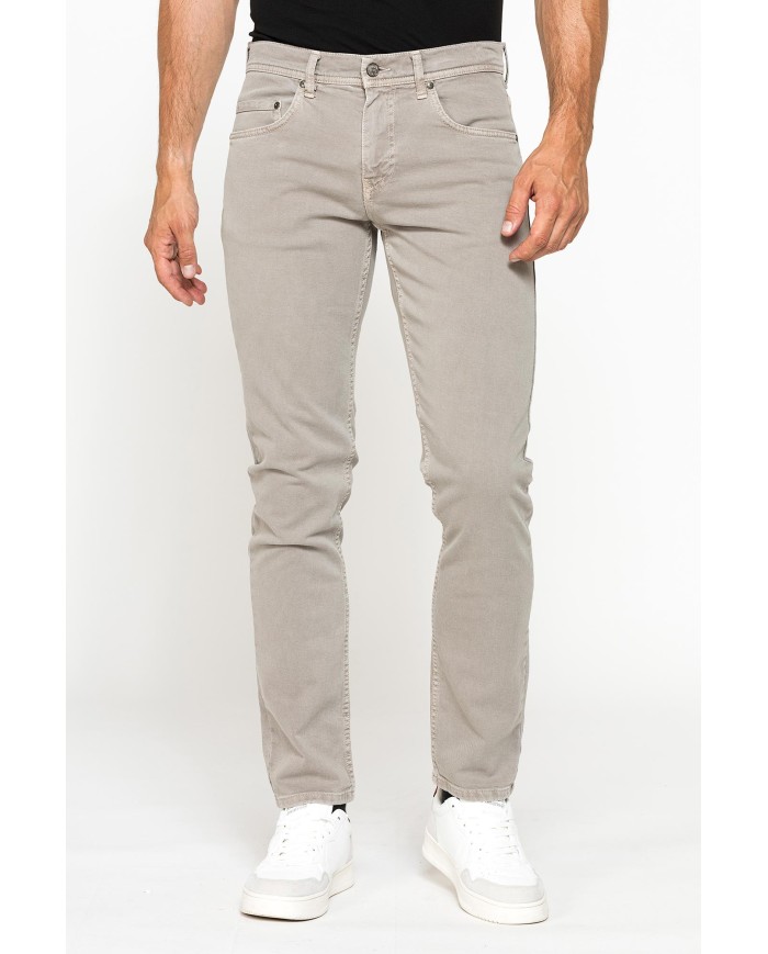 COLOR JEANS IN BULL DENIM SLIM FIT CON TINTURA OLD