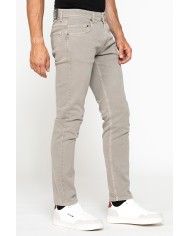 COLOR JEANS IN BULL DENIM SLIM FIT CON TINTURA OLD