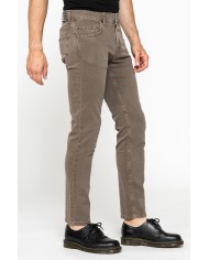 COLOR JEANS IN BULL DENIM SLIM FIT CON TINTURA OLD