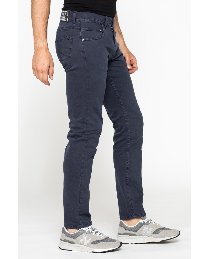 COLOR JEANS IN BULL DENIM SLIM FIT CON TINTURA OLD