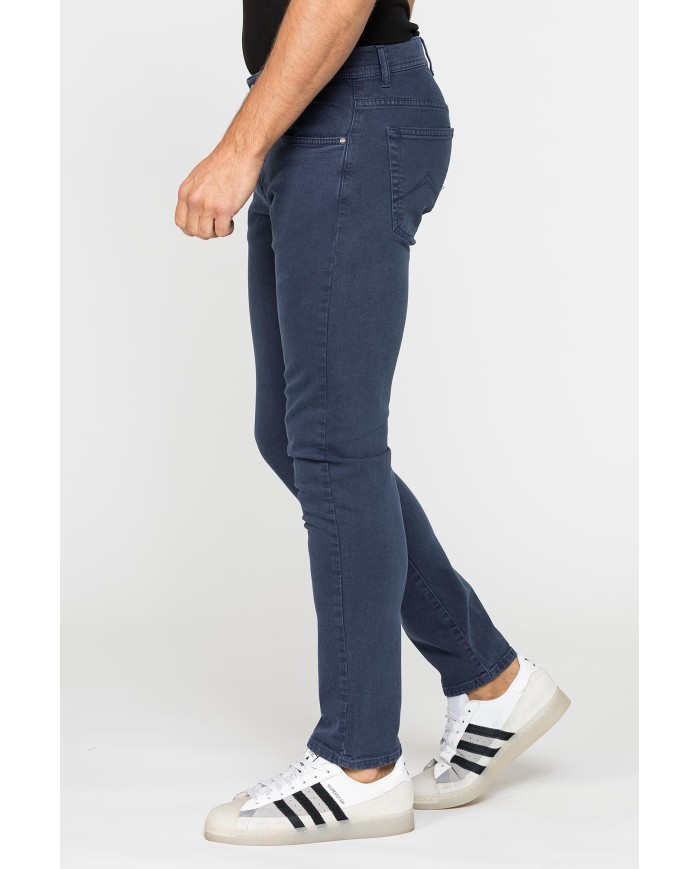 COLOR JEANS IN BULL DENIM SLIM FIT CON TINTURA OLD