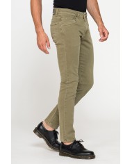 COLOR JEANS IN BULL DENIM SLIM FIT CON TINTURA OLD