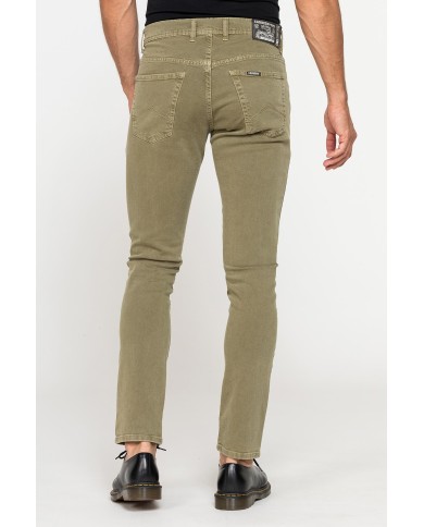 COLOR JEANS IN BULL DENIM SLIM FIT CON TINTURA OLD