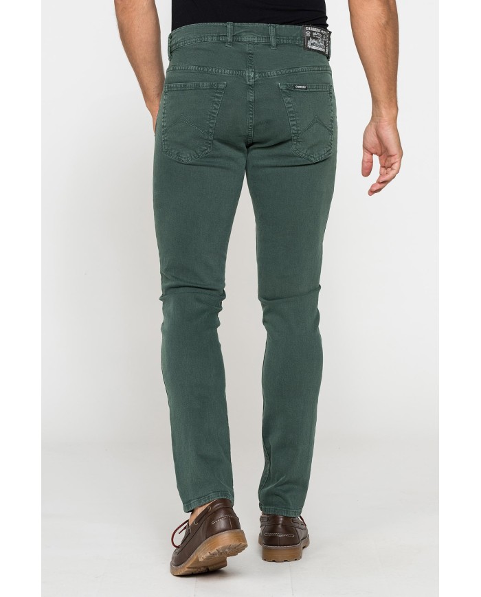 COLOR JEANS IN BULL DENIM SLIM FIT CON TINTURA OLD