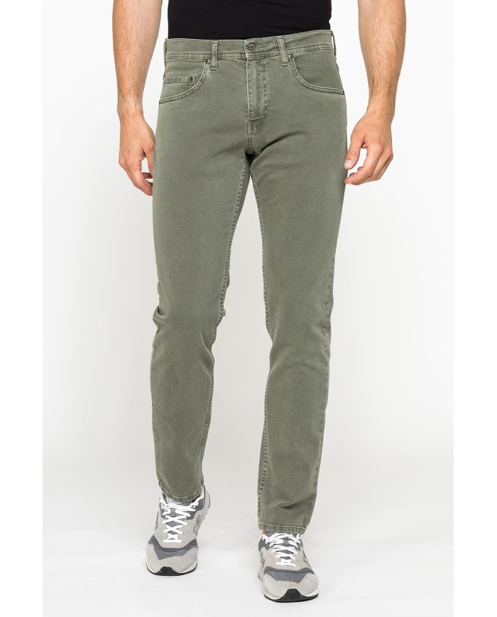 COLOR JEANS IN BULL DENIM SLIM FIT CON TINTURA OLD