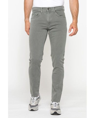 COLOR JEANS IN BULL DENIM SLIM FIT CON TINTURA OLD