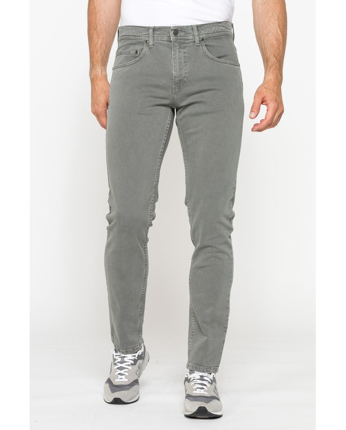 COLOR JEANS IN BULL DENIM SLIM FIT CON TINTURA OLD