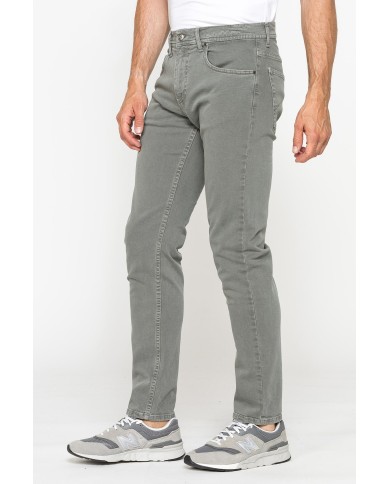 COLOR JEANS IN BULL DENIM SLIM FIT CON TINTURA OLD