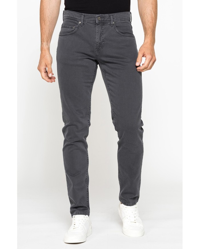 COLOR JEANS IN BULL DENIM SLIM FIT CON TINTURA OLD