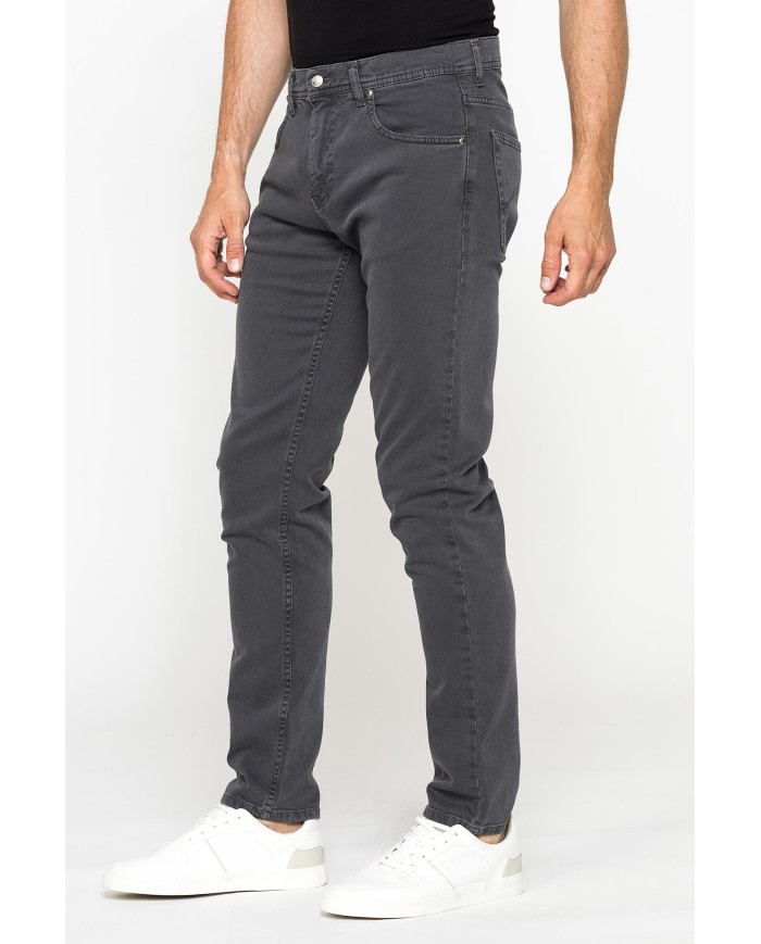 COLOR JEANS IN BULL DENIM SLIM FIT CON TINTURA OLD